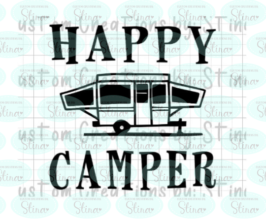 Happy Camper - Vinyl Decal