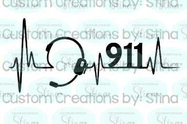 911 Dispatcher - Vinyl Decal