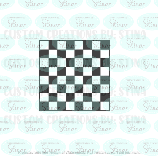 Checker Board Table  - Vinyl Decal